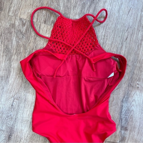 Aerie Macrame One-Piece Swimsuit - Picture 7 of 8